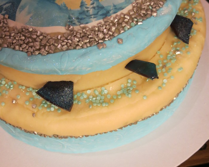 Gâteau 3D Reine des Neiges11