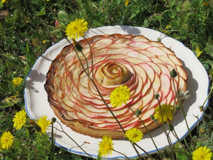 Rose tarte aux pommes10