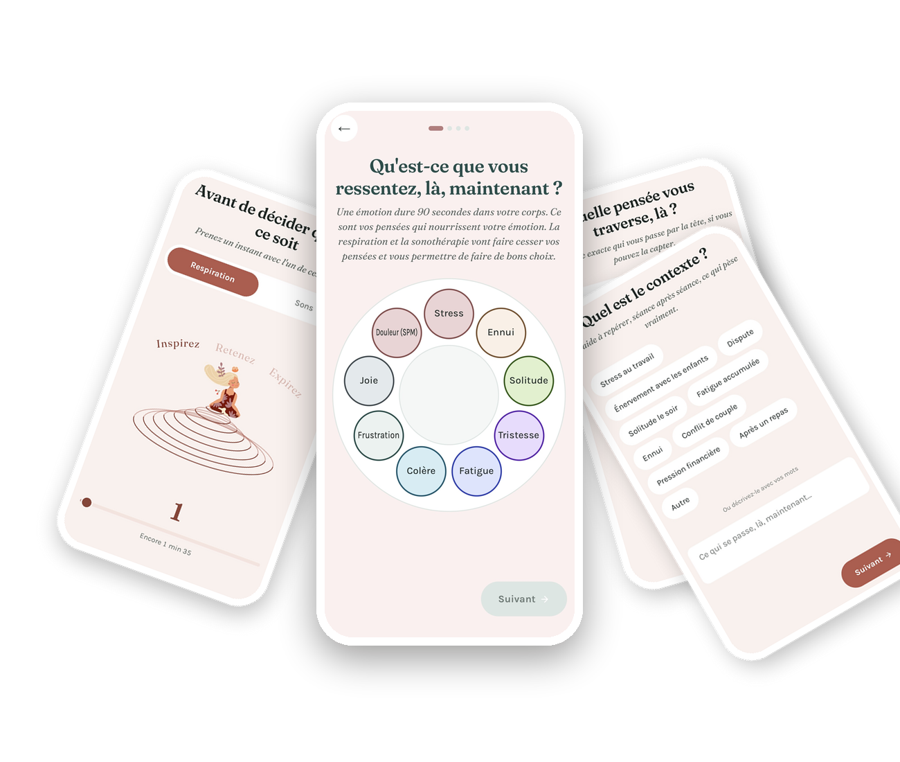 Montage application Andorfine Kitchen, urgence envie de manger émotionnelle
